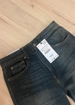 jean droit/ample délavé bleu marine Zara taille XS/34, brand: Zara, condition: New with tags, size: XS / 34 / 6, €20.00, €21.70 includes Buyer Protection