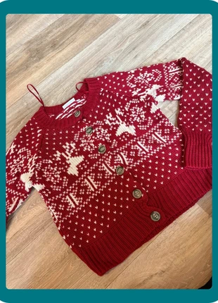 Gilet Noël, marque: New Look, état: Très bon état, taille: XS / 34 / 6, 15,00 €, 16,45 € Protection acheteurs incluse