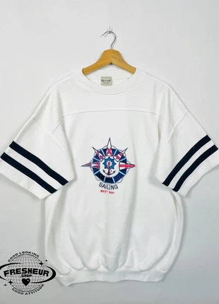 Sweat à manche courte Vintage Logo Brodé - XL (A66), brand: Vintage, condition: Good, size: XL, €17.00, €18.55 includes Buyer Protection Pro