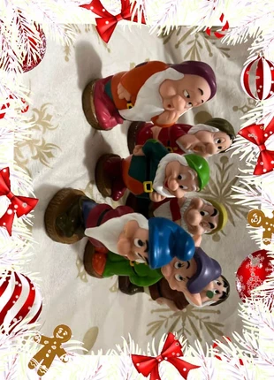 Lot de 7 figurines vintage Blanche Neige et les sept nains Disney, marca: Disney, estado: Bueno, tamaño: Talla única, 24,00 €, 25,90 € Protección al comprador Pro incluida
