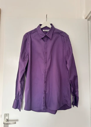 Kenneth Cole New York – Paars Overhemd (L) | Stretch & Premium Look, marque: Kenneth Cole, état: Très bon état, taille: L, 20,00 €, 21,70 € Protection acheteurs incluse