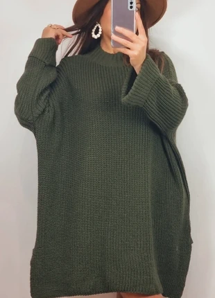 Robe pull kaki, marca: Boutique Italiana, estado: Nuevo sin etiquetas, tamaño: Talla única, 39,99 €, 42,69 € Protección al comprador Pro incluida