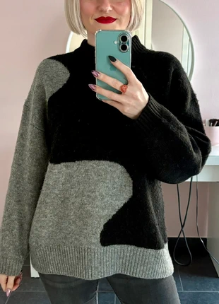 Pull Monki noir/gris, marque: Monki, état: Très bon état, taille: XS / 34 / 6, 12,00 €, 13,30 € Protection acheteurs incluse