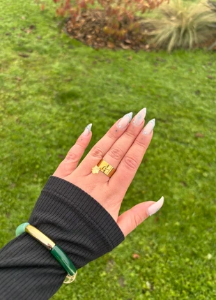 Bague acier inoxydable pendentif étoile en verre, marke: Fait Main, zustand: Neu, größe: Größenverstellbar, 9,00 €, 10,15 € beinhaltet Vinted-Käuferschutz Pro