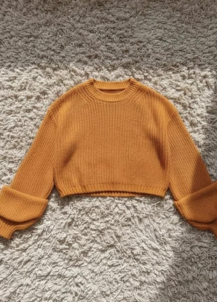 Pull court moutarde en maille épaisse, brand: Ciel Brume, condition: Very good, size: S / 36 / 8, €42.99, €45.84 includes Buyer Protection