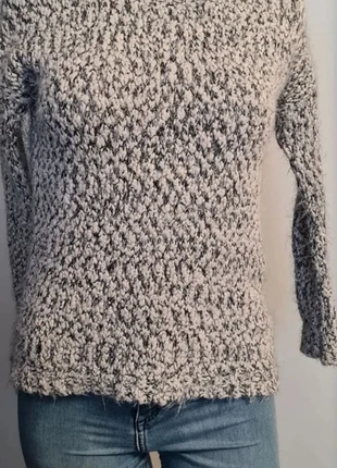 pull hivers épais  jennyfer blanc et noir - taille XS, marque: Jennyfer, état: Très bon état, taille: XS / 34 / 6, 6,00 €, 7,00 € Protection acheteurs incluse