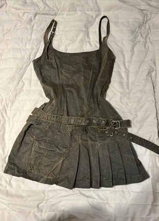 Grunge buckle dress mini rick owens type, brand: Zara, condition: New without tags, size: M / UK 12-14, £15.00, £16.45 includes Buyer Protection