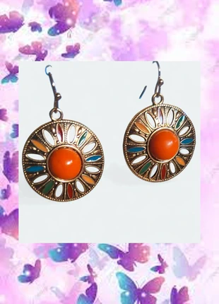 Pendientes mandala estilo boho chic 🧡, brand: Local, condizioni: Nuovo senza cartellino, €12.00, €13.30 include la Protezione acquisti