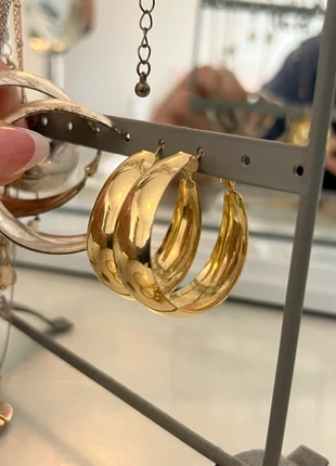 Gold hoops, marque: H&M, état: Bon état, 2,00 €, 2,80 € Protection acheteurs incluse