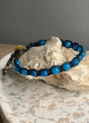 Bracciale pietre naturali, Giada blu, marke: NatuRick, zustand: Neu, 12,00 €, 13,30 € inklusive Vinted-Käuferschutz