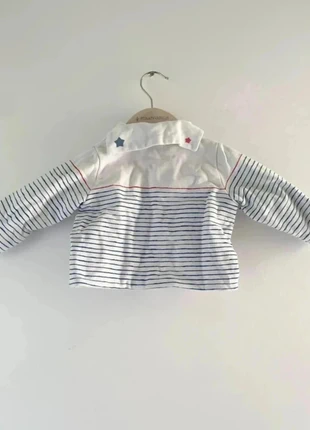 gilet marin (12M), marque: Petit Bateau, état: Très bon état, taille: 12-18 mois / 80 cm, 1,00 €, 1,75 € Protection acheteurs incluse