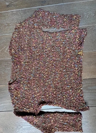 Pull ajouré multicolore en maille fantaisie – Taille S, état: Très bon état, taille: S, 9,00 €, 10,15 € Protection acheteurs incluse