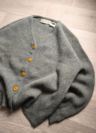 Cardigan Patagonia gris chiné femme L – vintage made in Hong Kong, marca: Patagonia, estado: Muito bom, tamanho: L / 40 / 12, €85.00, €89.95 inclui Proteção do Comprador