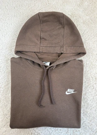 Sweat-shirt à capuche Nike club fleece - M - beige marron gris, marca: Nike, estado: Muito bom, tamanho: M / 38 / 10, €25.00, €26.95 inclui Proteção do Comprador Pro
