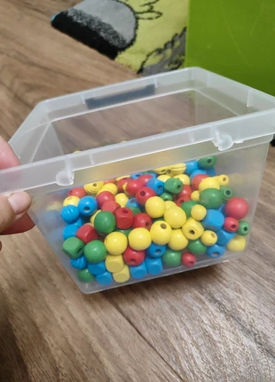 Holzperlen Set bunten Holz Perlen Schmuckherstellung Bastelbedarf, merk: holzperlen, staat: Heel goed, maat: Universeel, € 2,00, € 2,80 inclusief Kopersbescherming