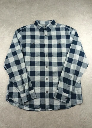 Chemise en flanelle à carreaux bleu marine/gris modern fit taille L homme, brand: Vintage Dressing, condition: Very good, size: L, €10.00, €11.20 includes Buyer Protection Pro