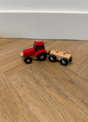 Very good red Brio wooden train houten trein trenino trekker tractor 33719 with wagon 33516, brand: Brio, condizioni: Ottime, taglia: Taglia unica, €8.79, €9.93 include la Protezione acquisti