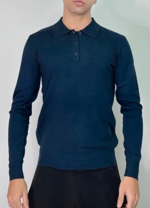 Polo lunga uomo invernale morbida, blu. Nuovo con cartellino. Sku374. XL., marque: polo lunga blu, état: Neuf avec étiquette, taille: XL, 11,96 €, 13,26 € Protection acheteurs incluse