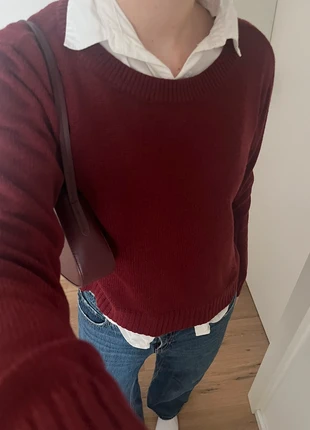 Bordeauxroter Strickpullover Größe L, brand: H&M Divided, condizioni: Buone, taglia: L / IT 44 / EU 40, €7.00, €8.05 include la Protezione acquisti