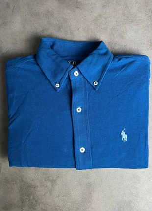 Chemise Ralph Lauren en coton bleu logo brodé taille S, marca: Ralph Lauren, estado: Novo sem etiquetas, tamanho: S, €25.00, €26.95 inclui Proteção do Comprador Pro
