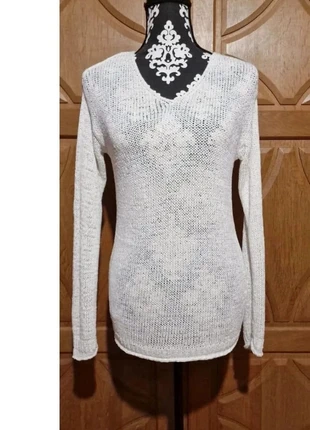 Jolie pull d'hiver blanc casual Mar collection woman 36 / S, brand: Mar Collection, condizioni: Ottime, taglia: S / IT 40 / EU 36, €8.00, €9.10 include la Protezione acquisti