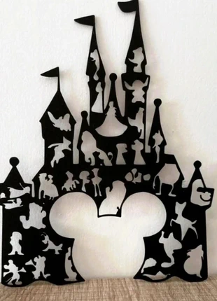 Château Disney Déco Murale 25x19cm Excellent état Castle Disney Wall Art Fan Art, marke: Disney, zustand: Sehr gut, 8,00 €, 9,10 € beinhaltet Vinted-Käuferschutz Pro