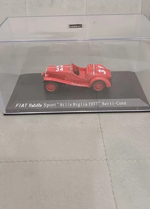 Fiat Balilla Sport – Mille Miglia 1937 – 1/43 – Rouge – Norev – Réf. 770024 – Avec boîte d’origine, marque: Norev, état: Très bon état, taille: Prématuré, jusqu'à 44cm, 30,00 €, 32,20 € Protection acheteurs incluse