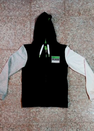 Hoodie Bicolore Retro Sport Gaming Street Style Vintage, marque: Ovks, état: Neuf sans étiquette, taille: XL, 7,00 €, 8,05 € Protection acheteurs incluse