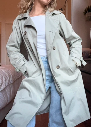 Helltürkis pastell Trenchcoat, marque: Stradivarius, état: Très bon état, taille: M / 38 / 10, 16,00 €, 17,50 € Protection acheteurs incluse