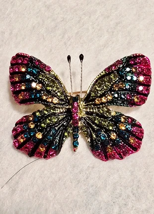 Lieflijke strass vlinder, merk: lieflijke vlinder, staat: Nieuw zonder prijskaartje, € 3,50, € 4,38 inclusief Kopersbescherming