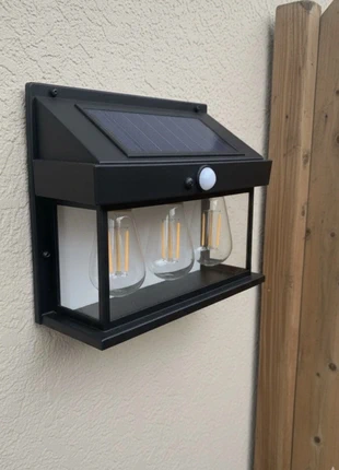 3 bulb solar interaction wall lamp, brand: Amazon, condition: New with tags, £11.00, £12.25 includes Buyer Protection