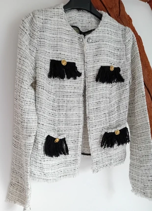 Blazer tweed vintage femme taille S 36, brand: Vintage, condition: Very good, size: S / 36 / 8, €10.00, €11.20 includes Buyer Protection