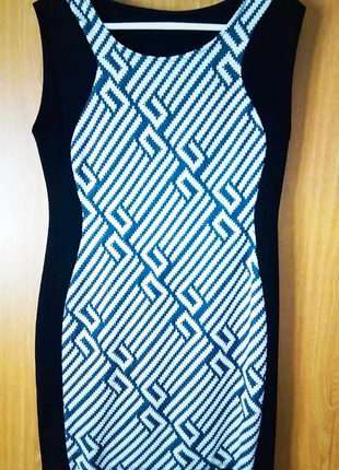 Vestido entallado negro y blanco, marca: Boutique Italiana, estado: Nuevo sin etiquetas, tamaño: M / 38 / 10, 17,50 €, 19,08 € Protección al comprador incluida