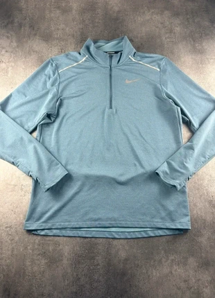 Pull demi zip Nike Running | Bleu clair | Taille L | Très bon état, brand: Nike, condition: Very good, size: L, €38.00, €40.60 includes Buyer Protection