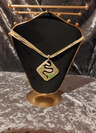 Vintage Style Snake Pendant Necklace on Multi-Strand Cord, condition: New without tags, €4.80, €5.74 includes Buyer Protection