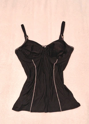 Vertical striped corset / bustier style spaghetti top with a bow, marque: Vintage, état: Très bon état, taille: M / 38 / 10, 20,00 €, 21,70 € Protection acheteurs incluse