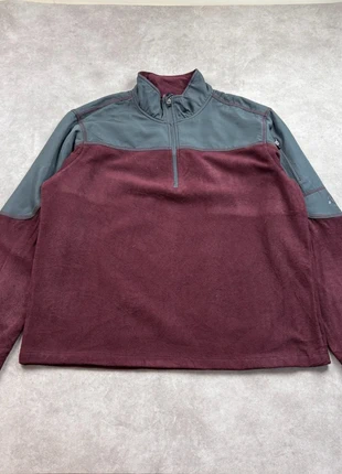 Polaire 1/4 Zip Starter Bordeaux et Gris style Denali - L - #12UNBR, marque: Starter, état: Très bon état, taille: L, 9,60 €, 10,78 € Protection acheteurs incluse