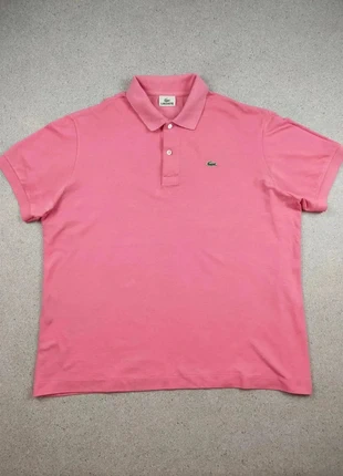 Polo manches courtes Lacoste | Rose logo brodé crocodile | XXL Homme | 100% coton, brand: Lacoste, condition: Very good, size: XXL, €14.00, €15.40 includes Buyer Protection Pro