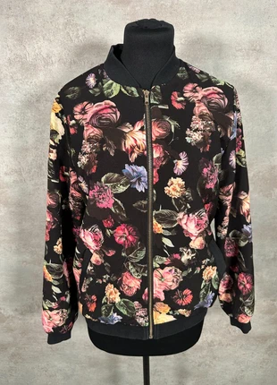 Veste Grace & Mila noir floral multicolore zip dore taille M, brand: Grace & Mila, condizioni: Ottime, taglia: M / IT 42 / EU 38, €15.00, €16.45 include la Protezione acquisti Pro