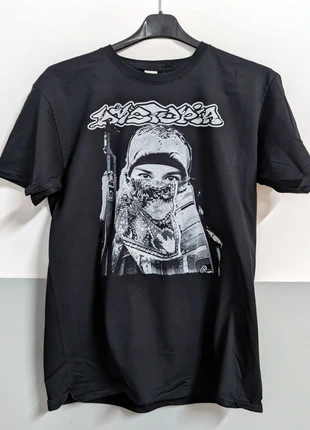 T-shirt nera | Dystopia, brand: nobrand, condizioni: Ottime, taglia: L, €13.00, €14.35 include la Protezione acquisti Pro