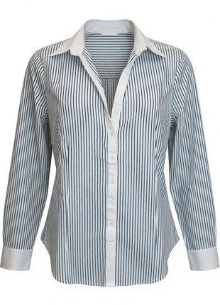 Magnifique chemise en rayures femme /Gorgeous stripped button up shirt, brand: 123, condizioni: Ottime, taglia: M / IT 42 / EU 38, €6.00, €7.00 include la Protezione acquisti