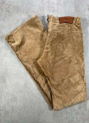 Pantalon En Velours Côtelé / Corduroy sergio valente beige uni, lacets taille 28, merk: Vintage Dressing, staat: Heel goed, maat: XL / 42 / 14, € 11,00, € 12,25 inclusief Kopersbescherming Pro