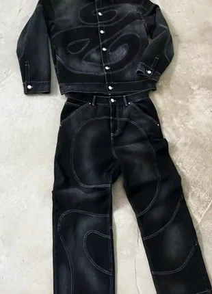 Ensemble en jean y2k Noir et Blanc -Taille M, marca: y2k, estado: Novo sem etiquetas, tamanho: M, €85.00, €89.95 inclui Proteção do Comprador