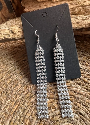 Retro oorbellen / matjes / zilver lang / najaarscollectie, brand: Boheme, condizioni: Nuovo senza cartellino, €3.99, €4.89 include la Protezione acquisti