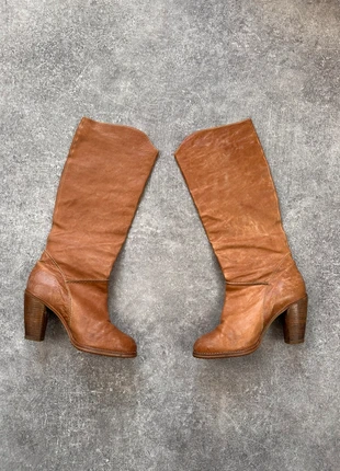 Bottes à talon Diesel leather boots heel cuir marron y2k, brand: Diesel, condition: Very good, size: 37, €50.00, €53.20 includes Buyer Protection