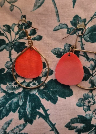 Boucles d’oreilles oranges retro, marque: Inconnu, état: Bon état, 3,00 €, 3,85 € Protection acheteurs incluse