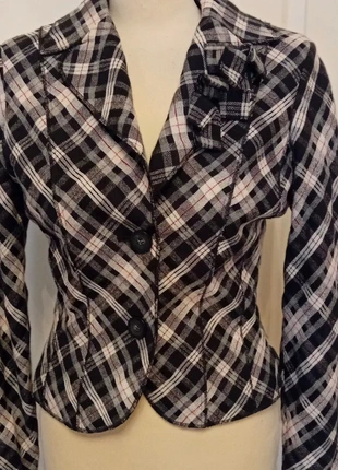 Per Una Wool Blend YK2 Tartan Jacket, brand: Per Una, condition: Very good, size: S / UK 8-10, £15.00, £16.45 includes Buyer Protection