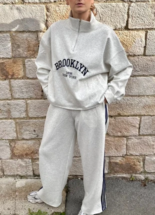 Ensemble jogging oversize gris – Neuf étiquette – M/L, brand: Boutique indépendante, condizioni: Nuovo con cartellino, taglia: M / IT 42 / EU 38, €49.00, €52.15 include la Protezione acquisti