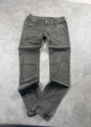 Pantalon chino marron vintage à rayures Diesel W29 L34 femme Matic Skinny taille haute - PAN1646, marke: Diesel, zustand: Gut, größe: M / 38 / 10, 18,00 €, 19,60 € beinhaltet Vinted-Käuferschutz Pro