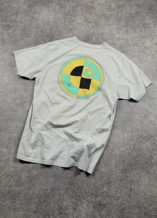 T-shirt col rond Carhartt | Taille S | Gris imprimé avant-arrière, marca: Carhartt, estado: Muy bueno, tamaño: S, 25,00 €, 26,95 € Protección al comprador incluida